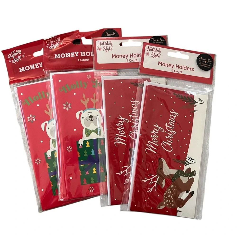 Holiday Money Holders Set (16)